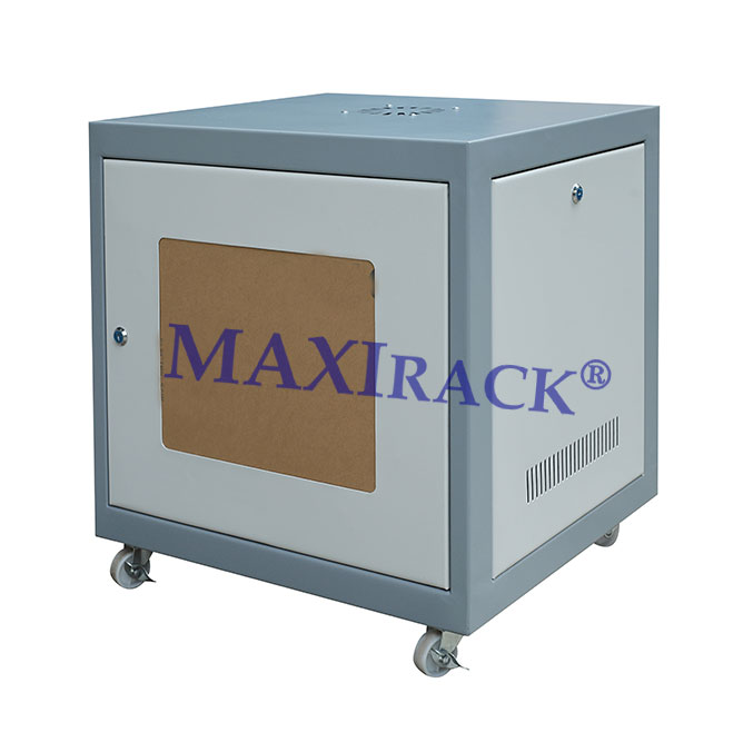 Tủ Mạng Maxi Rack 10U Cửa mica - Cửa lưới